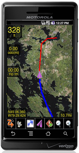 PathAway GPS on Android